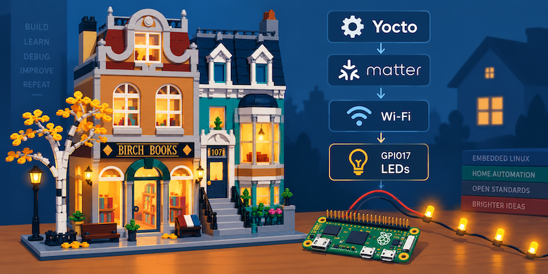 Building a Matter Light switch with Yocto: From a String of LEDs to Apple Home