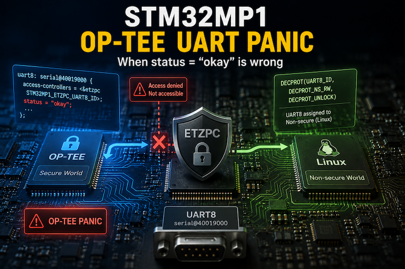Debugging an OP-TEE Panic on STM32MP1