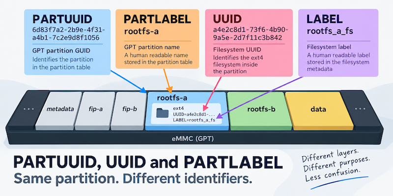 PARTUUID, UUID and PARTLABEL: When a Partition Has Too Many Names